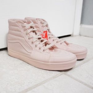 Vans SK8-HI Solid Pale Pink Women’s Size 8